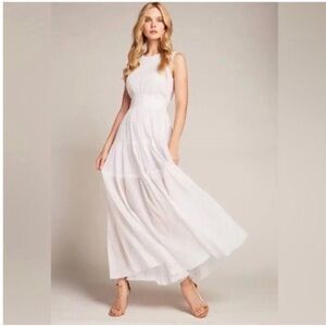 NWT Elie Tahari white maxi dress SIZE 14